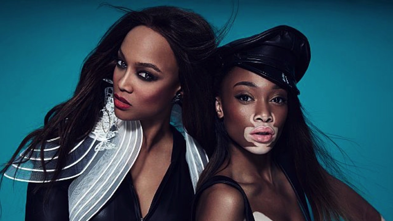 Winnie Harlow and Tyra Banks