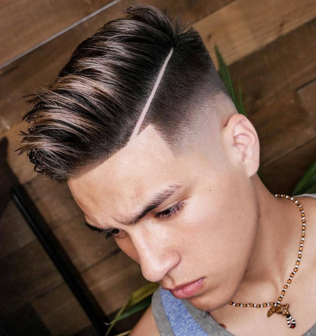 Mid fade + Hard Part