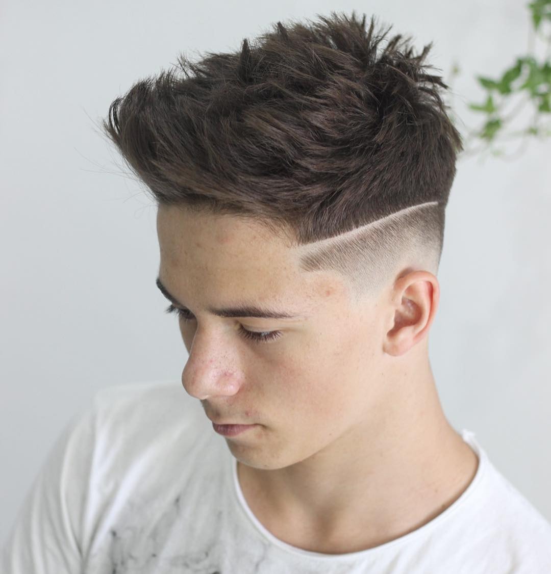 Spiky + Side Hard Part