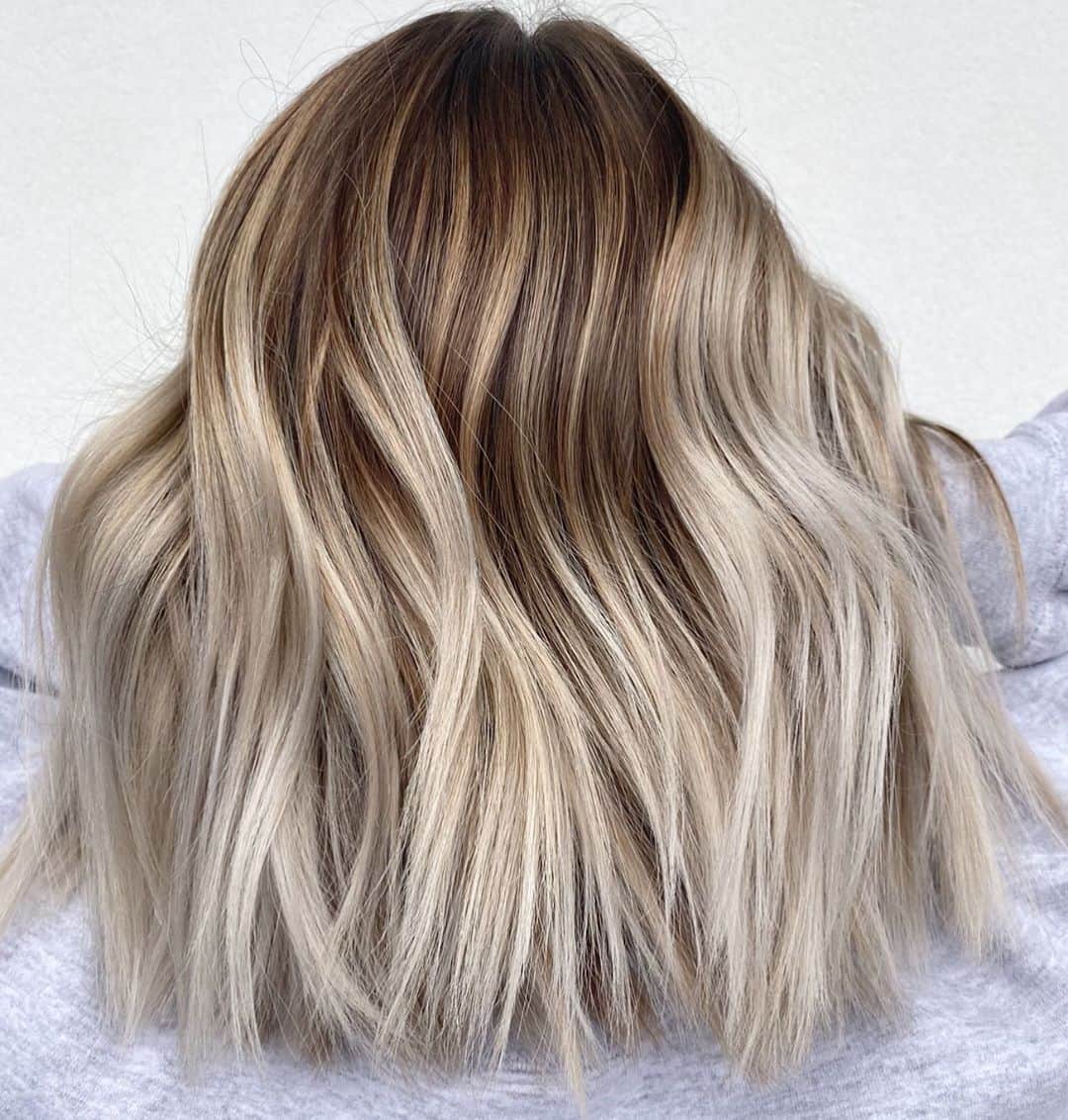Blonde Balayage On Natural Tone