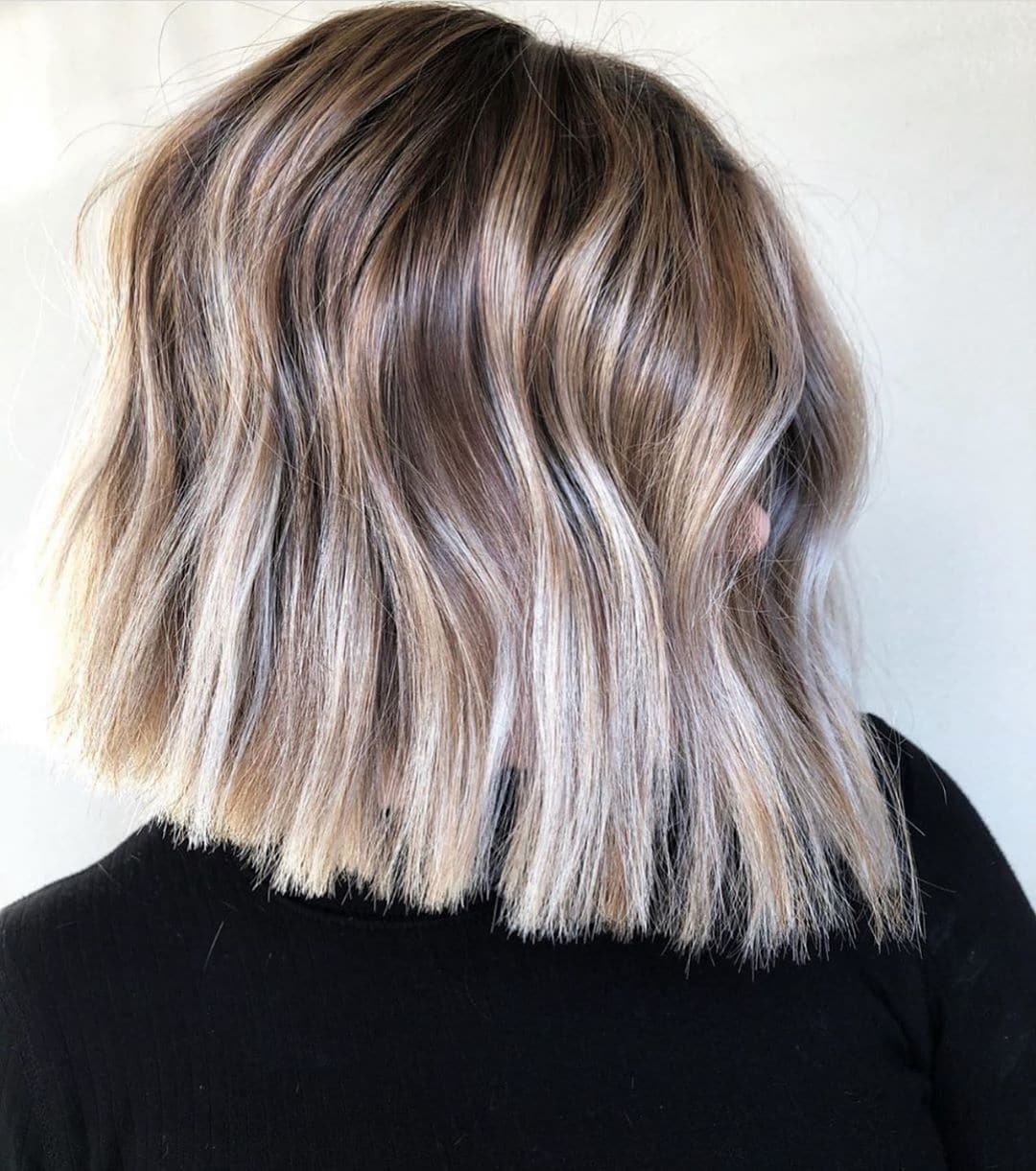 Blunt Cut Lob
