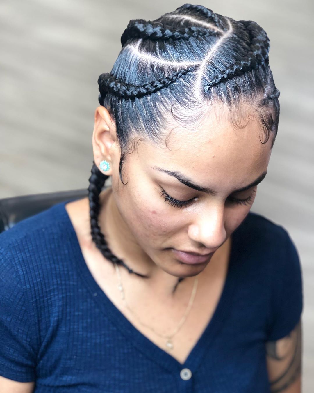 Goddess Braids For Shorter Hair