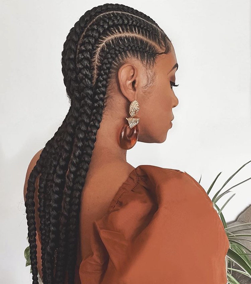 Simple And Chic Goddess Braids