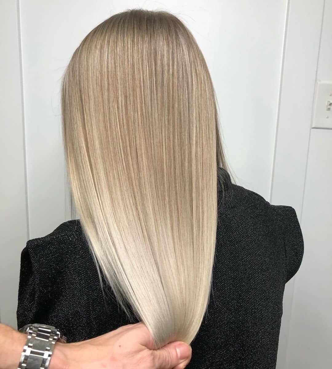Straight And Blended Balayage