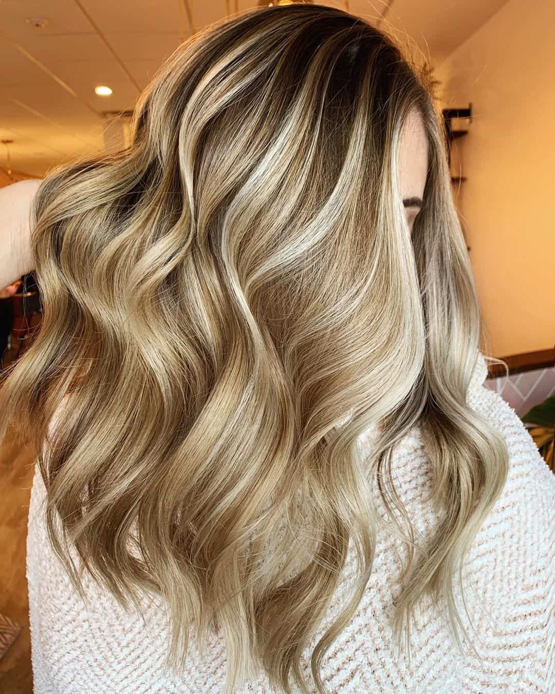 Warm Blonde Balayage