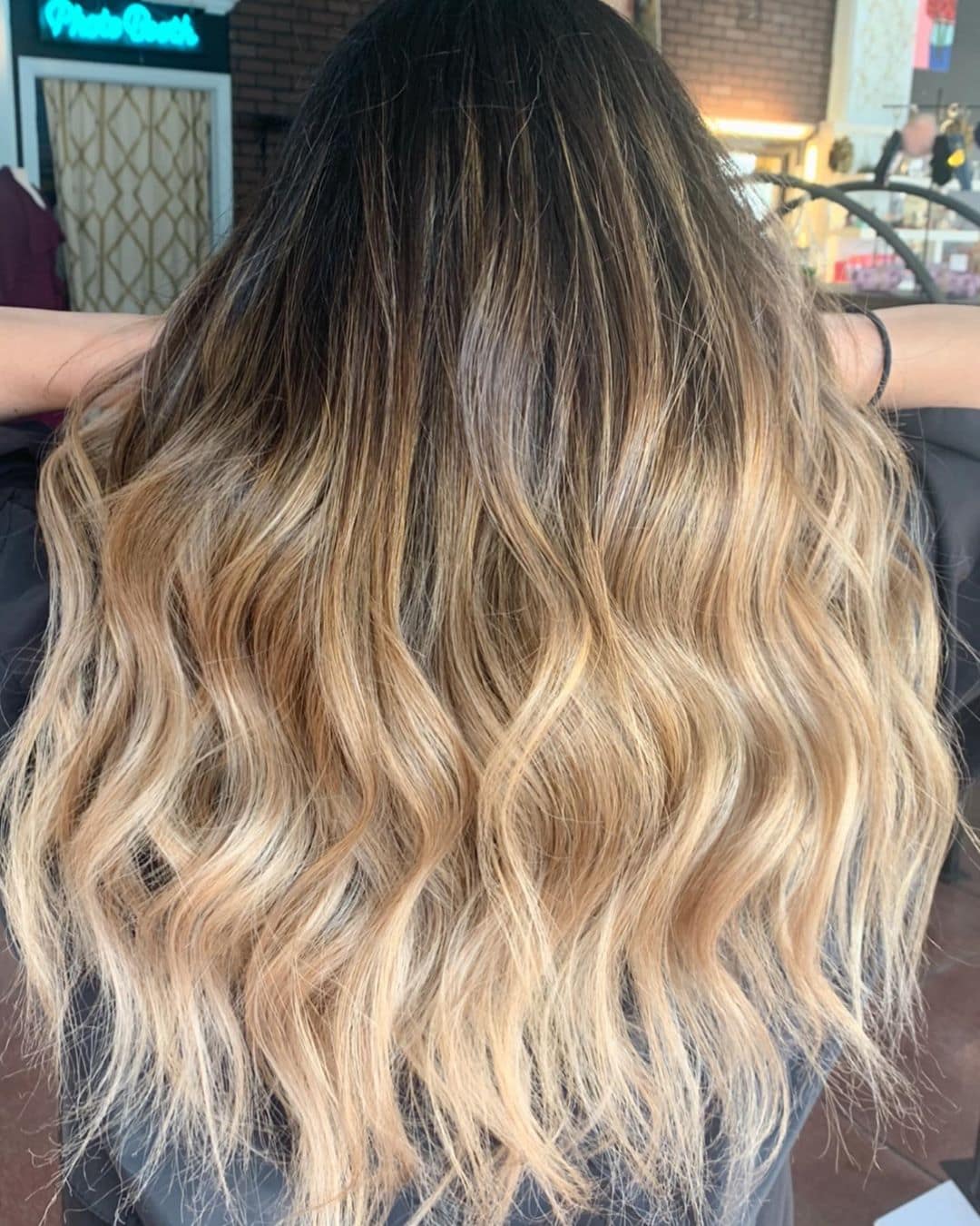 Warm Bronde Balayage
