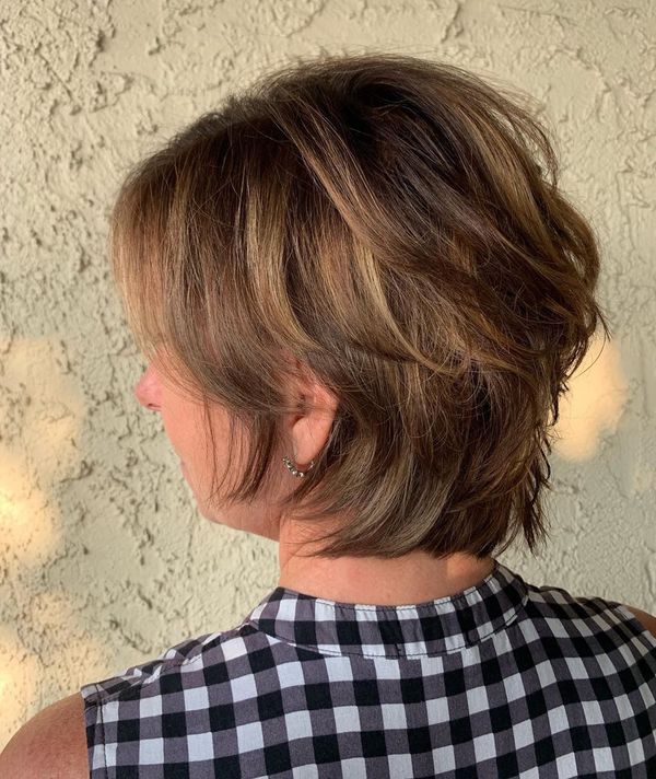 Feathery Tousled Bob