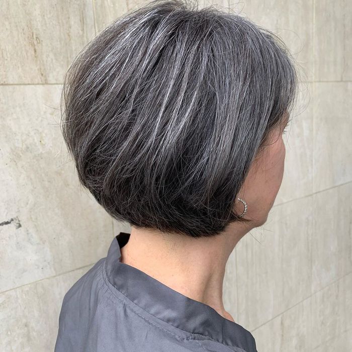 Perfect Gray Bob