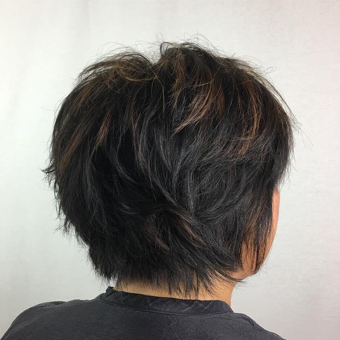 Textured Pixie For Coarse Hair