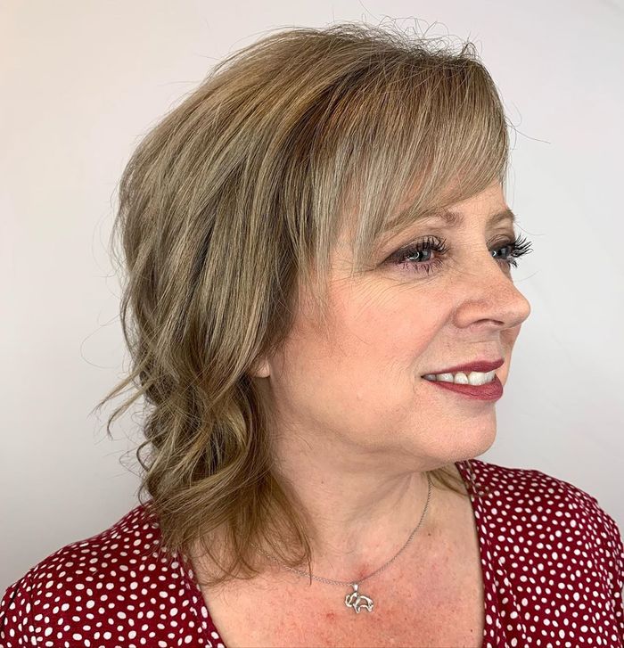 Textured With Straight Bangs