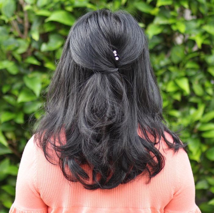 Half Up With Accessories