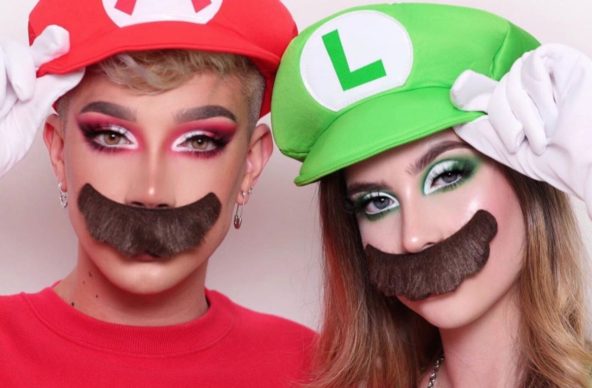 James Charles and Abby Roberts