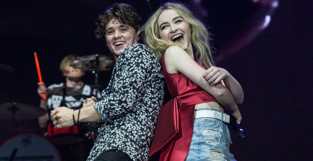 Bradley Simpson and Sabrina Carpenter