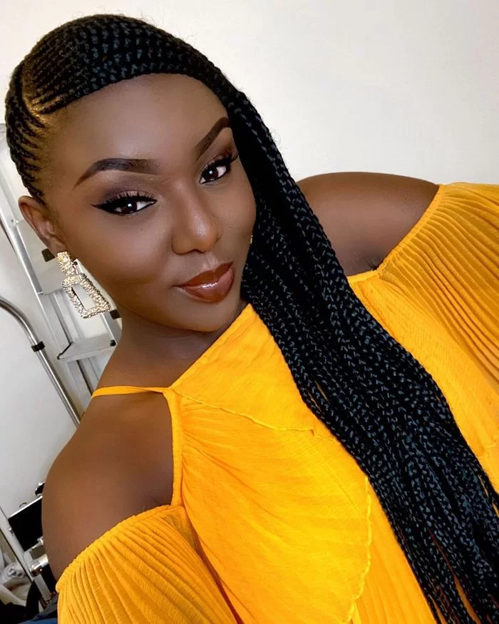 Side Cornrow Style