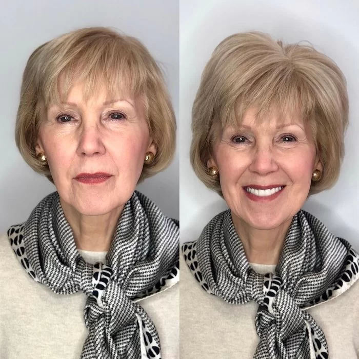 Feathered Top Layers for Thin Hair