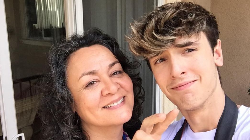 Bryce Hall and his mom Lisa