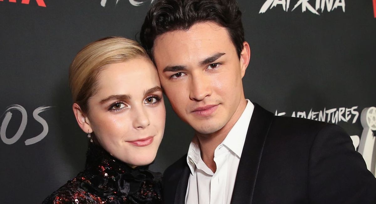 Kiernan Shipka and Gavin Leatherwood 