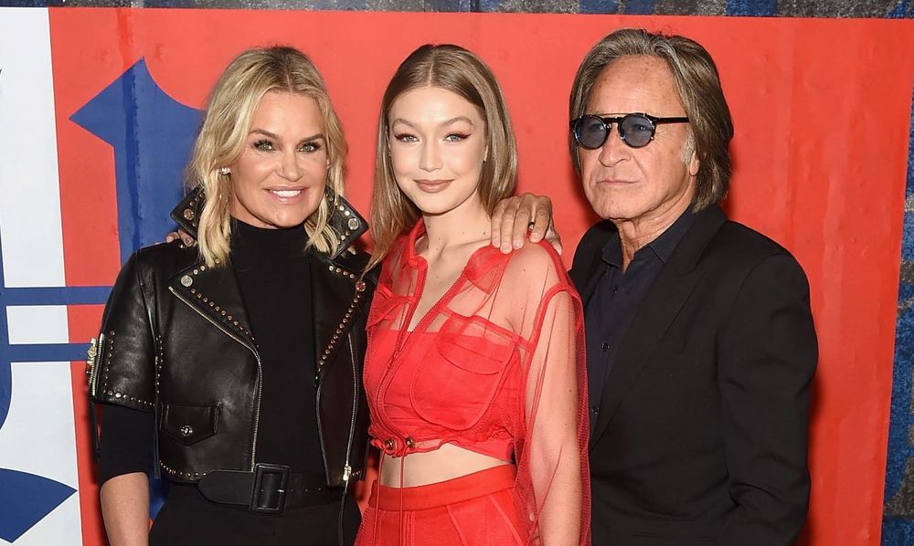 Yolanda Hadid, Gigi Hadid and Mohamed Hadid