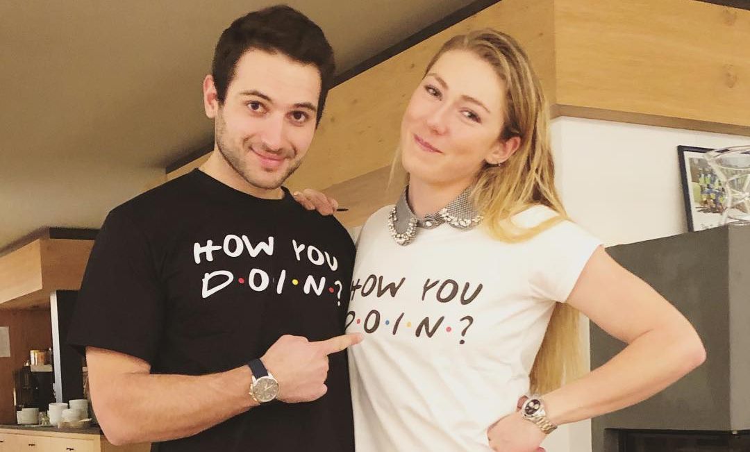 Mathieu Faivre and Mikaela Shiffrin