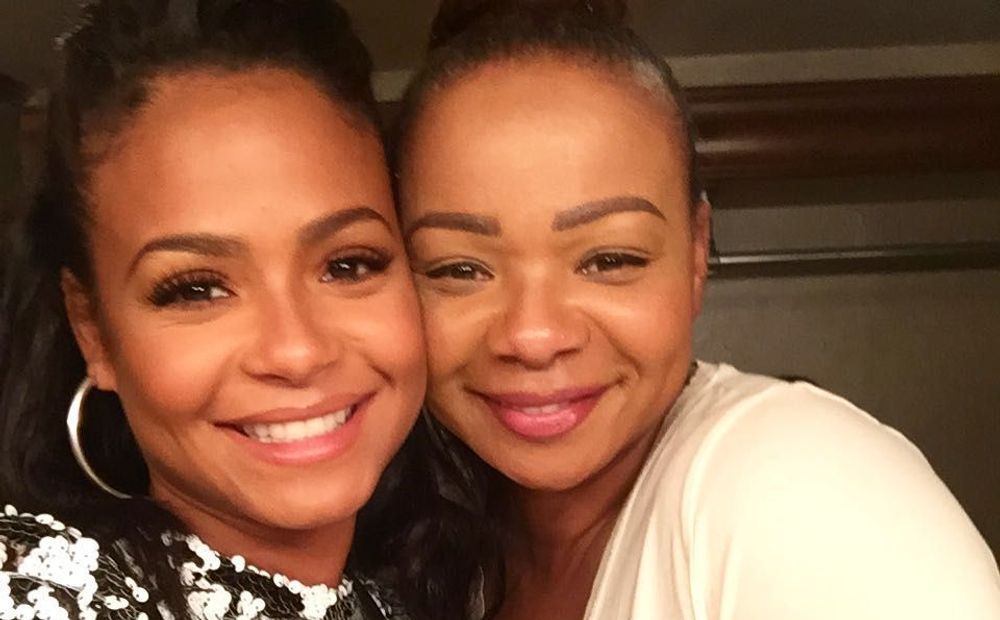 Christina Milian And Her Mother