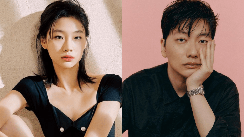 HoYeon Jung and Lee Dong Hwi