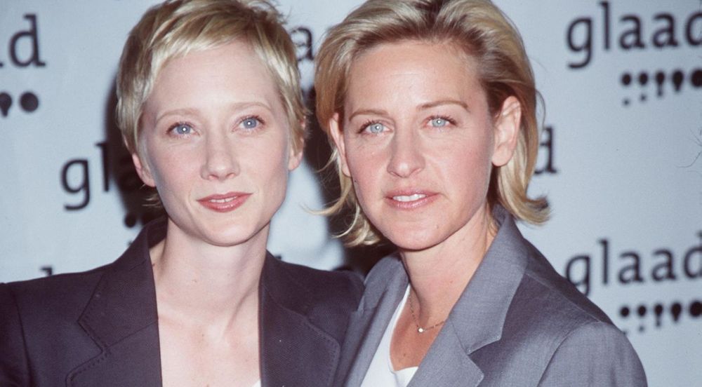 Anne Heche and Ellen DeGeneres 