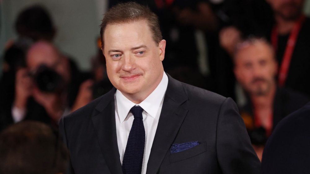 Brendan Fraser and Jeanne Moore