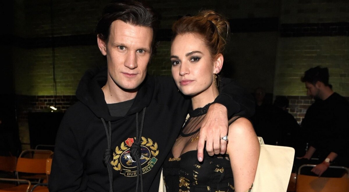 Matt Smith and Lily James